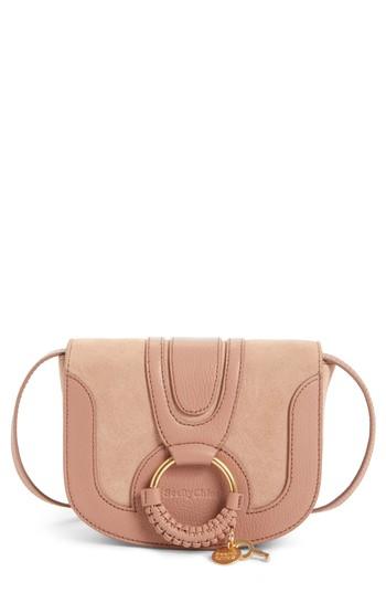 See By Chloe Mini Hana Leather Crossbody Bag - Pink