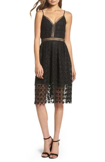 Women's Sam Edelman Star Lace Fit & Flare Dress