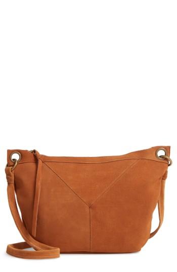 Elle & Jae Gypset Wildleder Suede East/west Crossbody Bag - Brown