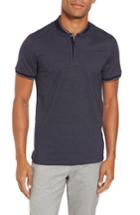 Men's Ted Baker London Moono Baseball Collar Polo (xl) - Blue