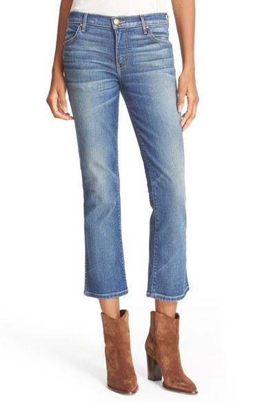 Women's The Great. The Nerd Low Rise Crop Jeans