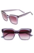 Women's Web 49mm Sunglasses - Shiny Violet/ Gradient