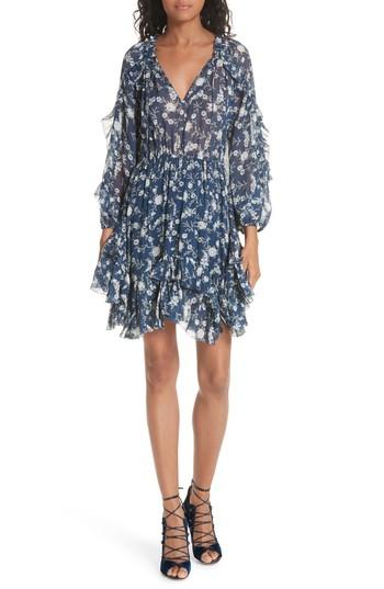 Women's Ulla Johnson Alissa Silk Dress - Blue