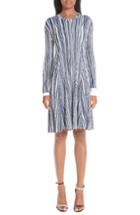 Women's Calvin Klein 205w39nyc Stripe Rib Knit Dress - Blue