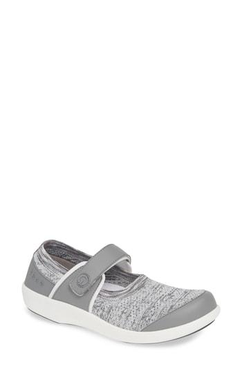 Women's Alegria Qutie Mary Jane Flat -6.5us / 36eu - Grey