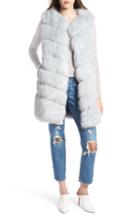 Women's Kendall + Kylie Grooved Faux Fur Vest