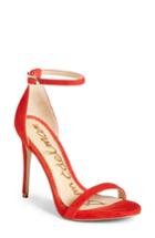 Women's Sam Edelman Ariella Ankle Strap Sandal .5 M - Red