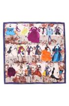 Women's Christian Lacroix '20 Ans' Square Silk Scarf, Size - Beige