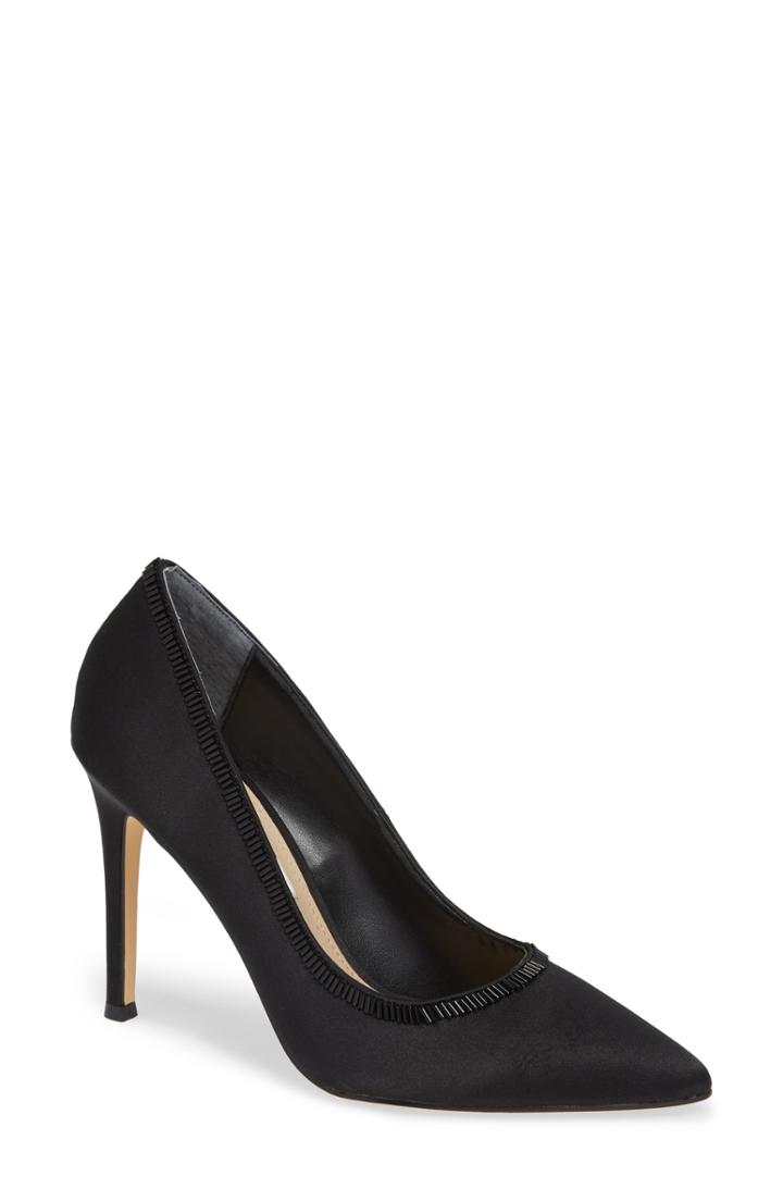 Women's Nina Deedra Beaded Pump .5 M - Black