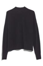 Women's Madewell Mock Neck Cashmere Sweater - Black