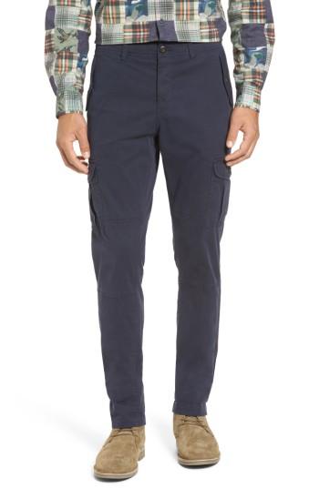Men's Michael Bastian Stretch Twill Cargo Pants - Blue