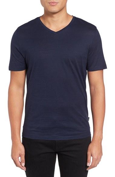 Men's Boss Tilson 50 V-neck T-shirt - Blue
