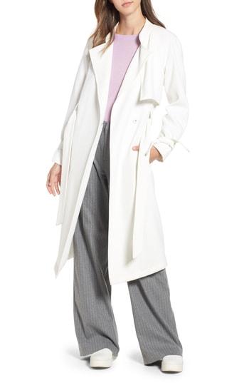 Women's Rachel Rachel Roy Crepe Wrap Trench