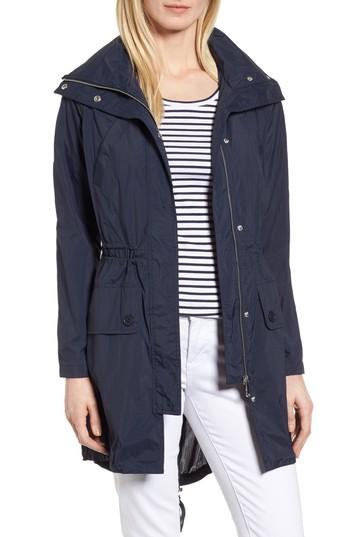 Women's Sam Edelman Crinkle Anorak Jacket - Blue