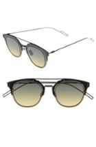 Men's Dior Homme 'composit 1.0s' 62mm Metal Shield Sunglasses - Black Dark Ruthenium