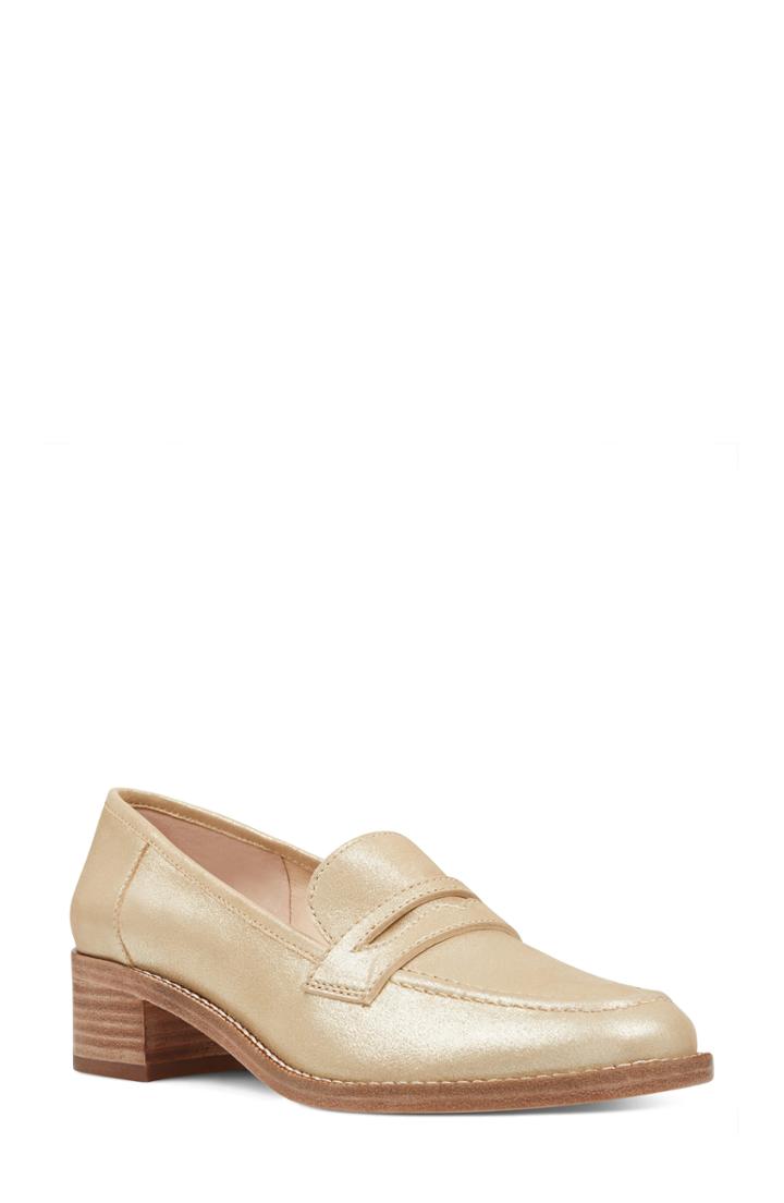 Women's Nine West Kimmy - 40th Anniversary Capsule Collection Penny Loafer .5 M - Brown