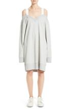 Women's Mm6 Maison Margiela Brushed Stretch Cotton Sweatshirt Dress