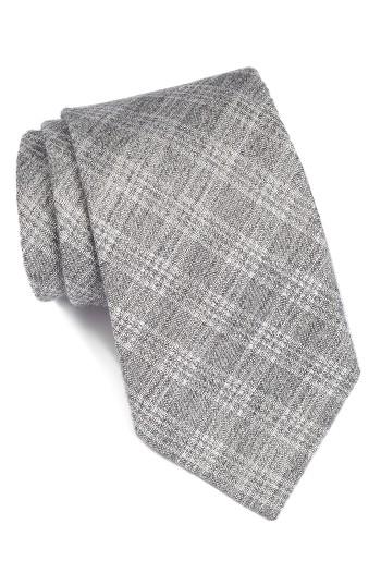 Men's John Varvatos Star Usa Plaid Cotton & Silk Tie