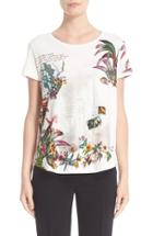 Women's Etro Animal Postcard Print Tee