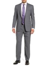 Men's Hart Schaffner Marx Classic Fit Stretch Plaid Wool Suit