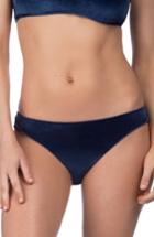 Women's Trina Turk Velveteen Bikini Bottoms - Blue