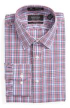 Men's Nordstrom Men's Shop Smartcare(tm) Trim Fit Check Dress Shirt - 32/33 - Pink