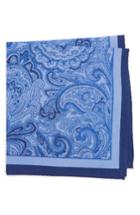 Men's Calibrate Paisley Cotton & Silk Pocket Square