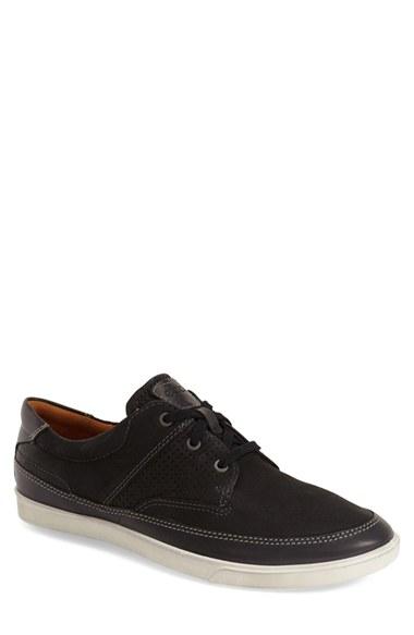 Men's Ecco 'collin' Nautical Sneaker -7.5us / 41eu - Black