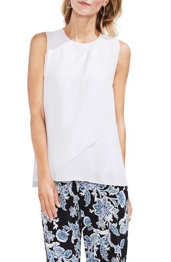 Women's Vince Camuto Foldover Blouse - White
