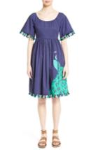 Women's Kate Spade New York Embellished Cotton Poplin Dress