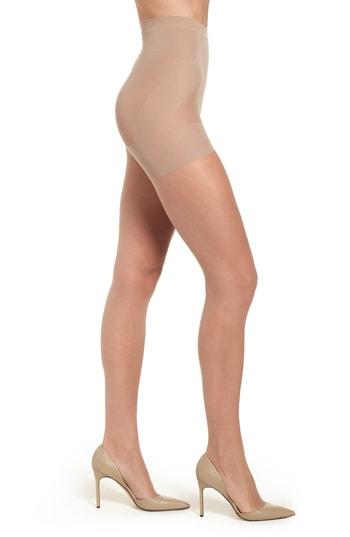 Women's Nordstrom Naked Sheer Mid Waist Pantyhose - Beige