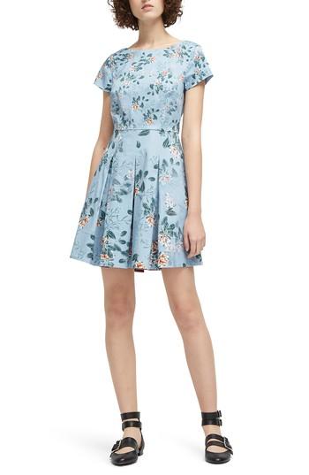 Women's French Connection Kioa Fit & Flare Dress - Blue