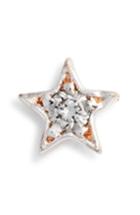 Women's Kismet By Milka Single Diamond Heart Stud Earrings
