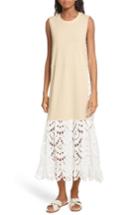 Women's See By Chloe Eyelet Panel Dress