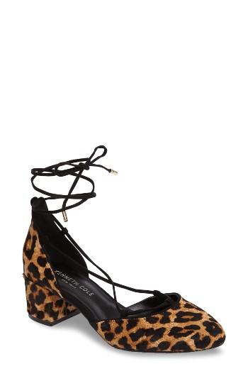 Women's Kenneth Cole New York Toniann Lace-up Pump M - Brown
