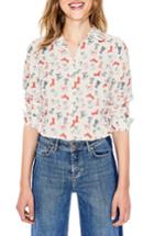 Women's Boden The New Classic Cotton Button-up Blouse - Ivory
