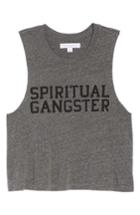 Women's Spiritual Gangster Varsity Tank - Grey