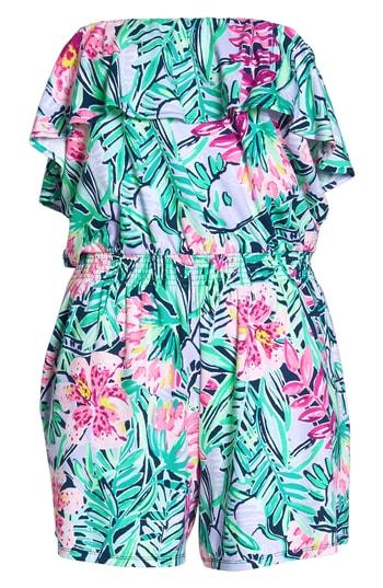 Women's Lilly Pulitzer Anja Sleeveless Romper - Pink