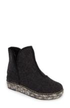 Women's Toni Pons Espadrille Platform Bootie With Faux Fur Lining Eu - Black
