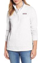 Women's Vineyard Vines Shep Half Zip Pullover - Grey