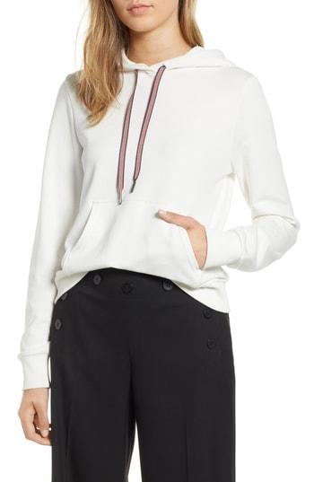 Women's 1901 Stretch Cotton Hoodie - Ivory