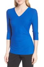 Women's Boss Epana Jersey Top - Blue