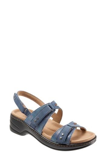 Women's Trotters Newton Sandal N - Blue