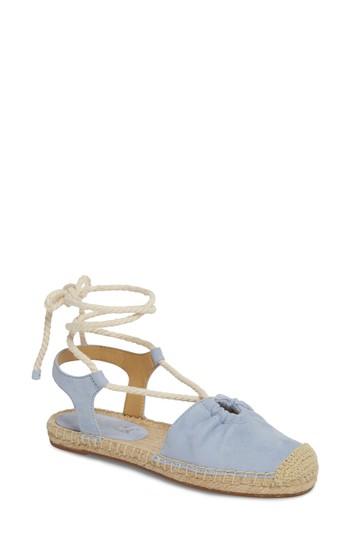 Women's Splendid Frey Ankle Tie Espadrille Flat .5 M - Purple
