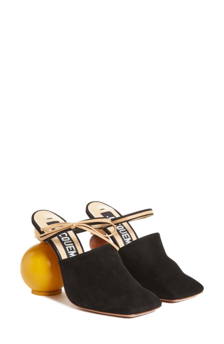 Women's Jacquemus Les Mules Andao Mule Us / 38eu - Black