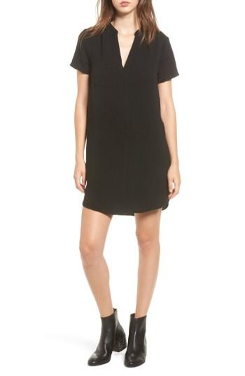 Women's Lush Hailey Crepe Dress - Black