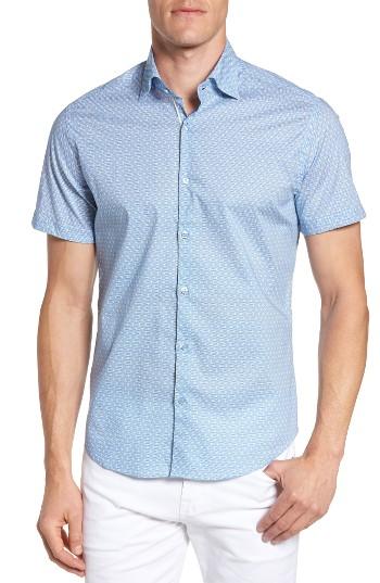 Men's Stone Rose Diamond Geo Sport Shirt