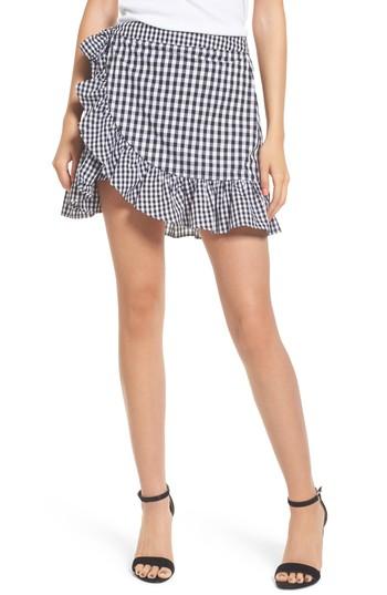 Women's Lovers + Friends Cinci Wrap Skirt - Black