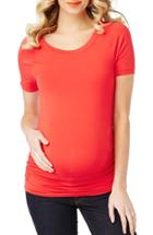 Women's Rosie Pope 'sylvie' Maternity Tee - Coral