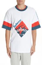 Men's Burberry Roeford T-shirt, Size - White